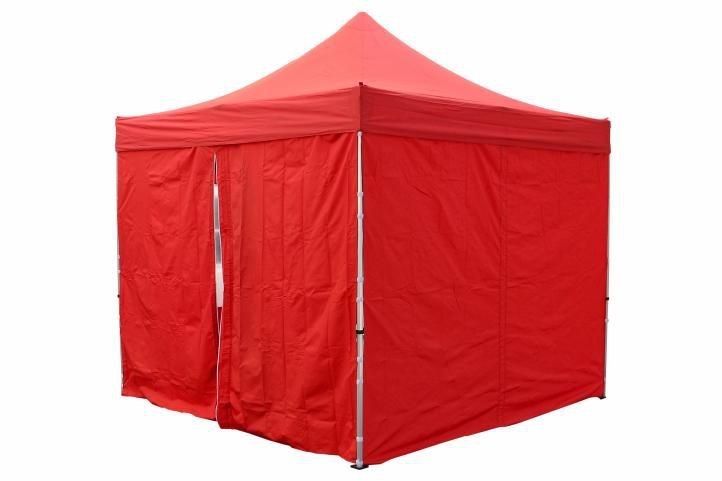 Komplet dwóch ścian do pawilonu PROFI - czerwony